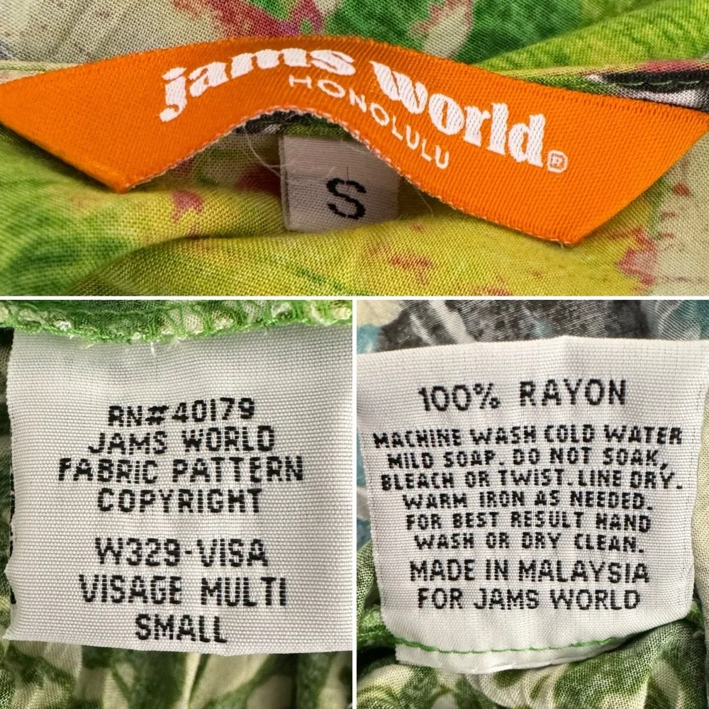 Jams World Hattie dress Face print art drop waist S - Picture 9 of 10